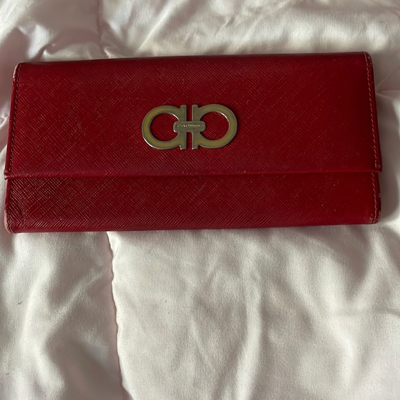 Salvatore Ferragamo Handbags - Red Salvatore Ferragamo Wallet